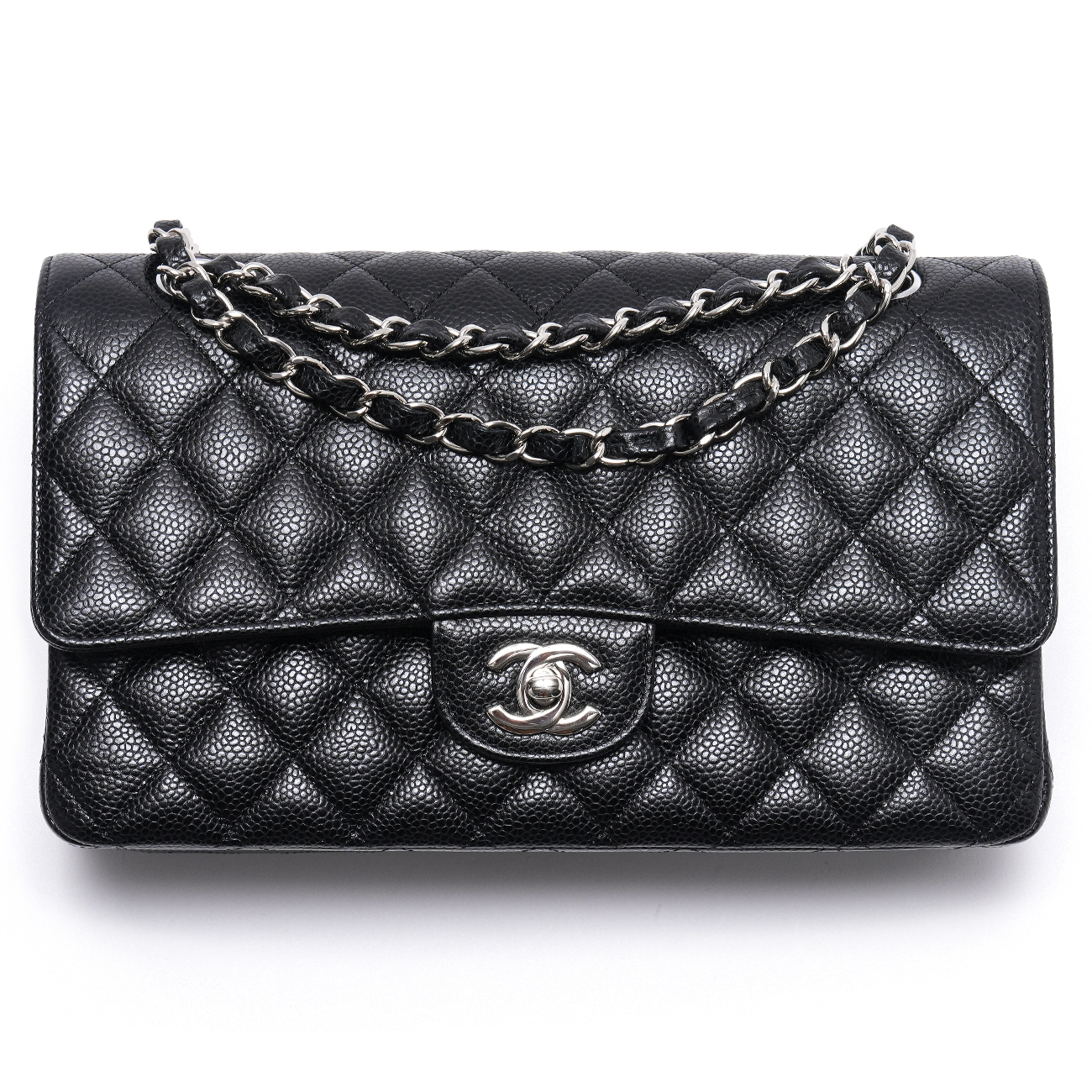 CHANEL(USED)샤넬 캐비어 클래식 미듐 플랩백