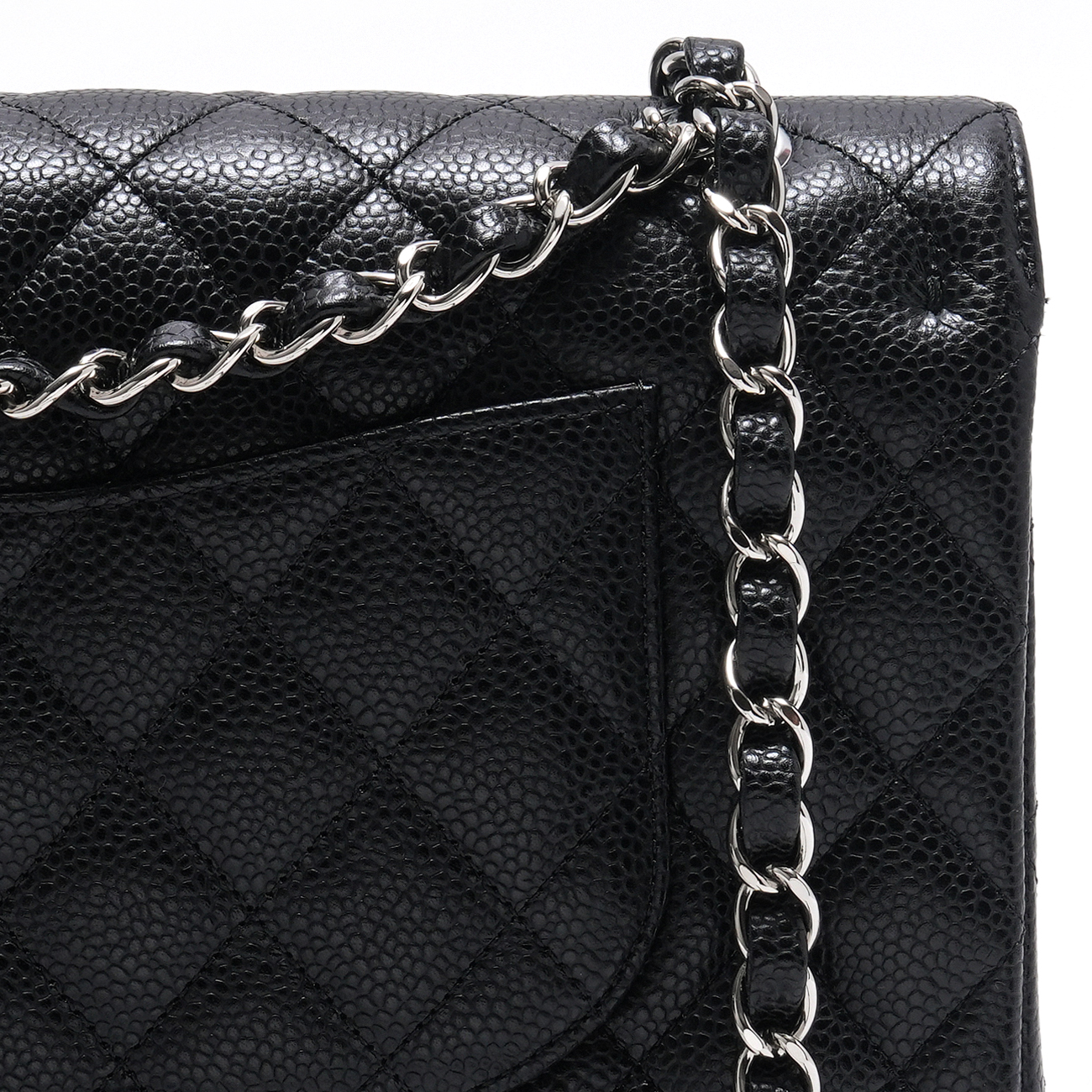 CHANEL(USED)샤넬 캐비어 클래식 미듐 플랩백