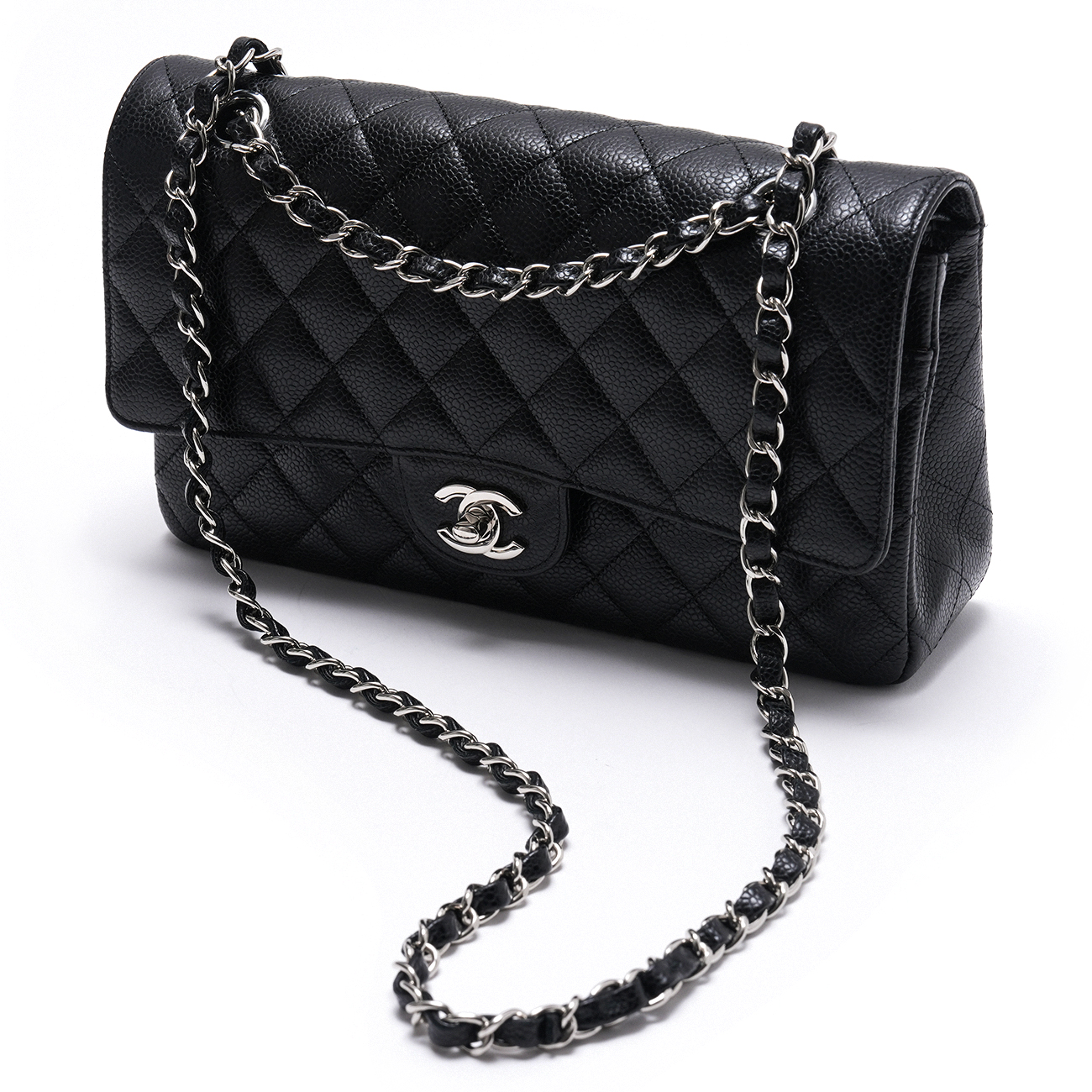 CHANEL(USED)샤넬 캐비어 클래식 미듐 플랩백