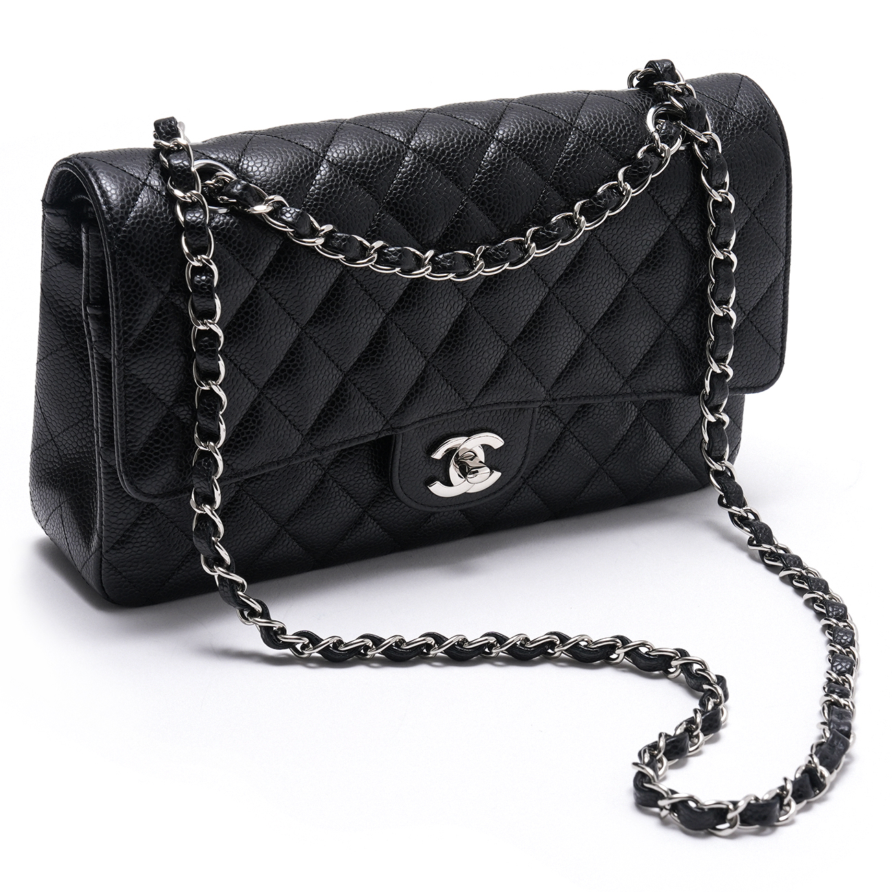 CHANEL(USED)샤넬 캐비어 클래식 미듐 플랩백