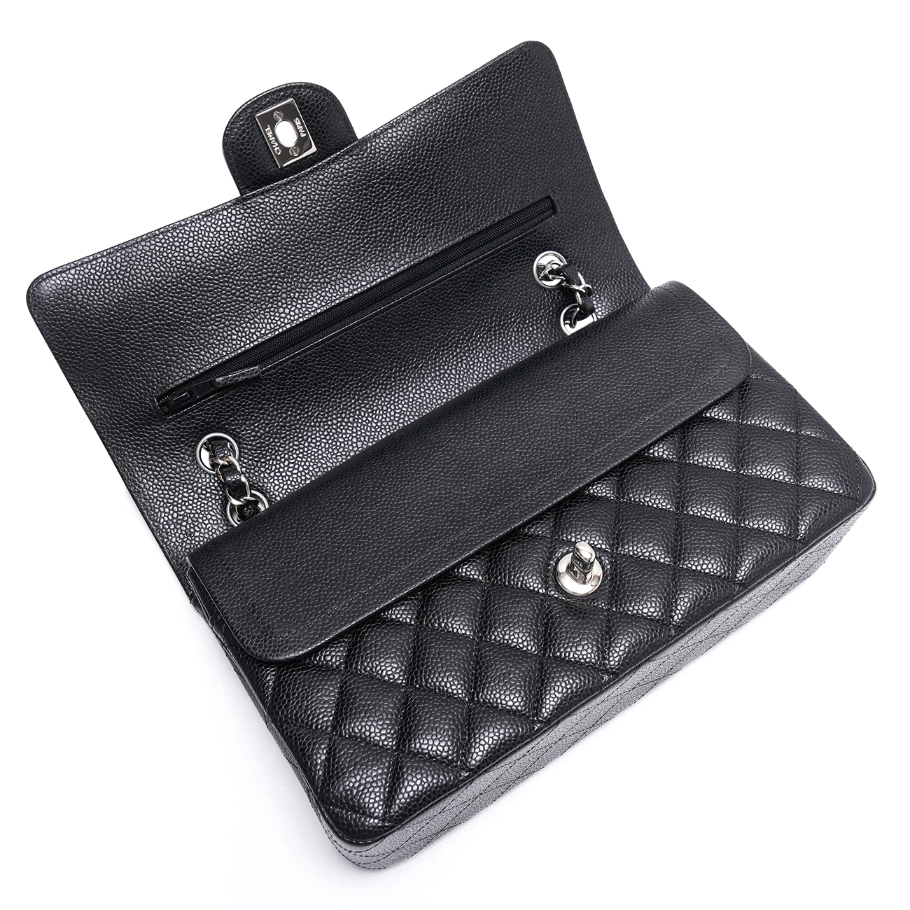 CHANEL(USED)샤넬 캐비어 클래식 미듐 플랩백