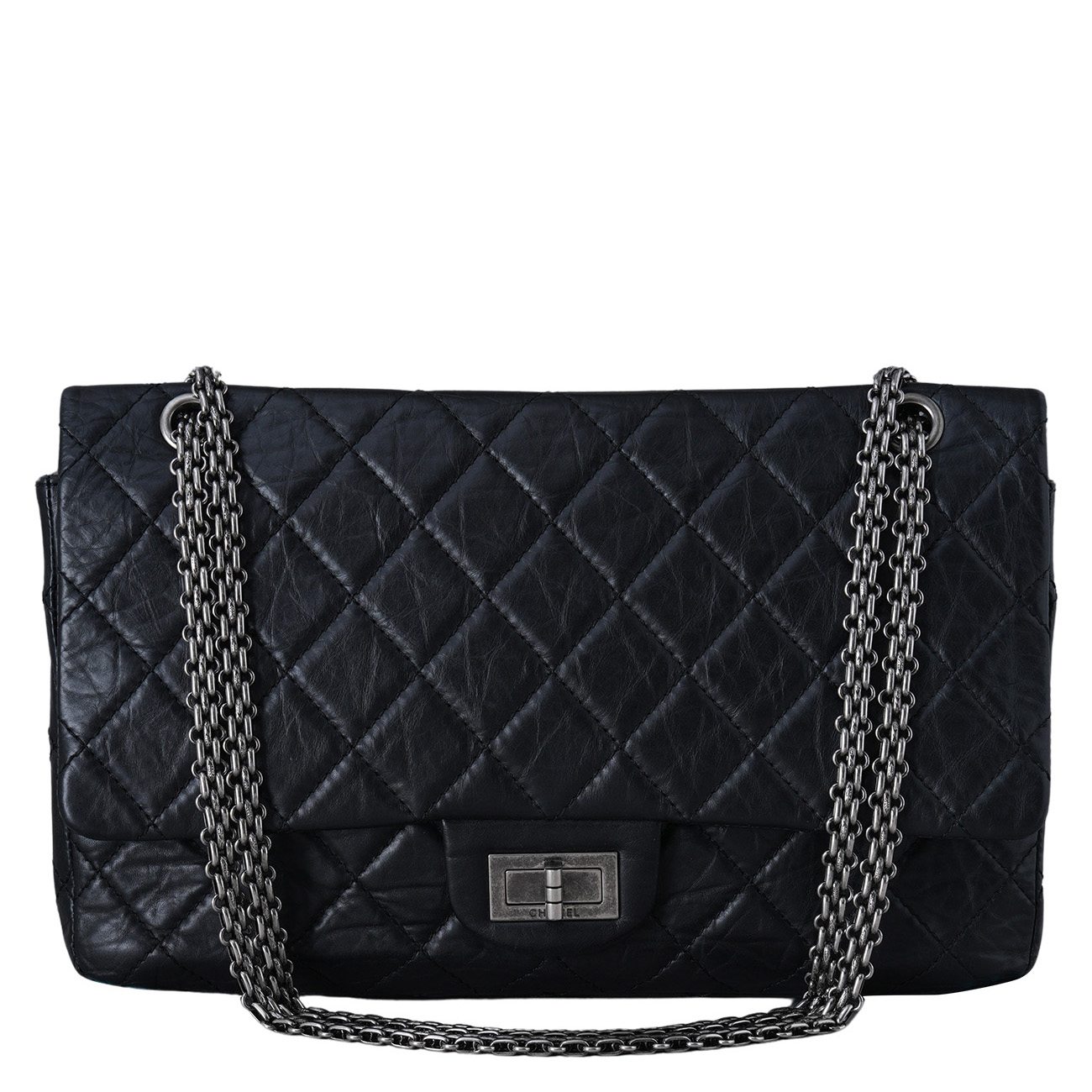 CHANEL(USED)샤넬 2.55 빈티지 라지 플랩백
