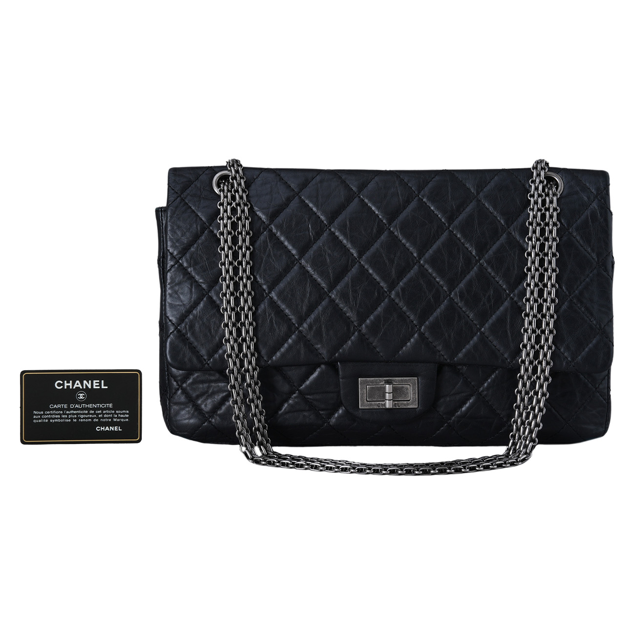 CHANEL(USED)샤넬 2.55 빈티지 라지 플랩백