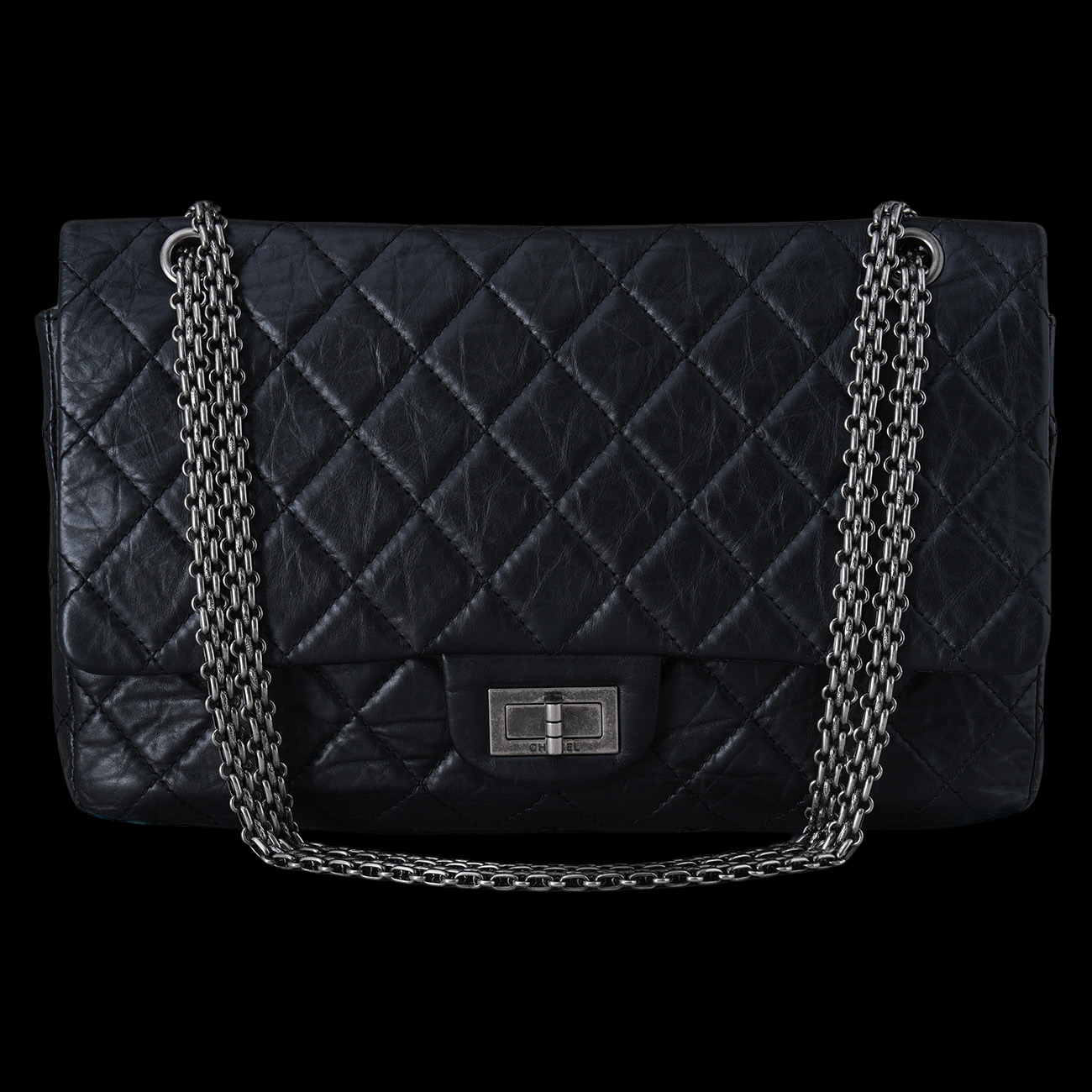 CHANEL(USED)샤넬 2.55 빈티지 라지 플랩백