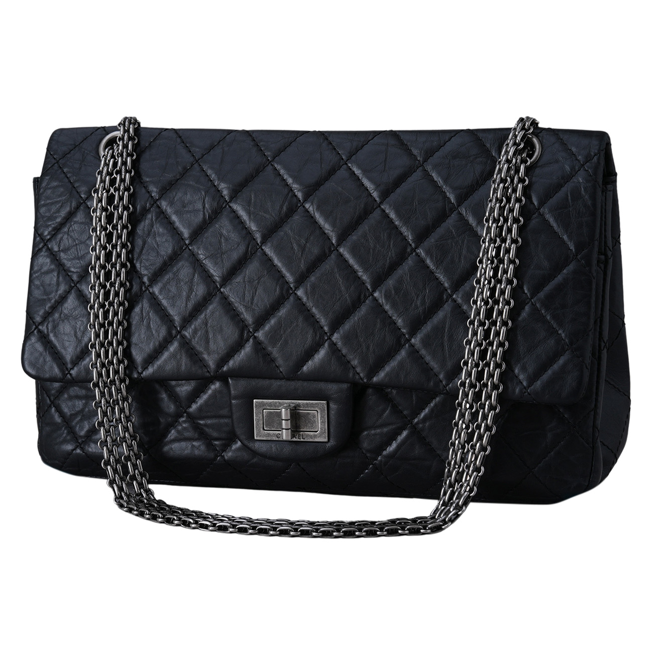 CHANEL(USED)샤넬 2.55 빈티지 라지 플랩백