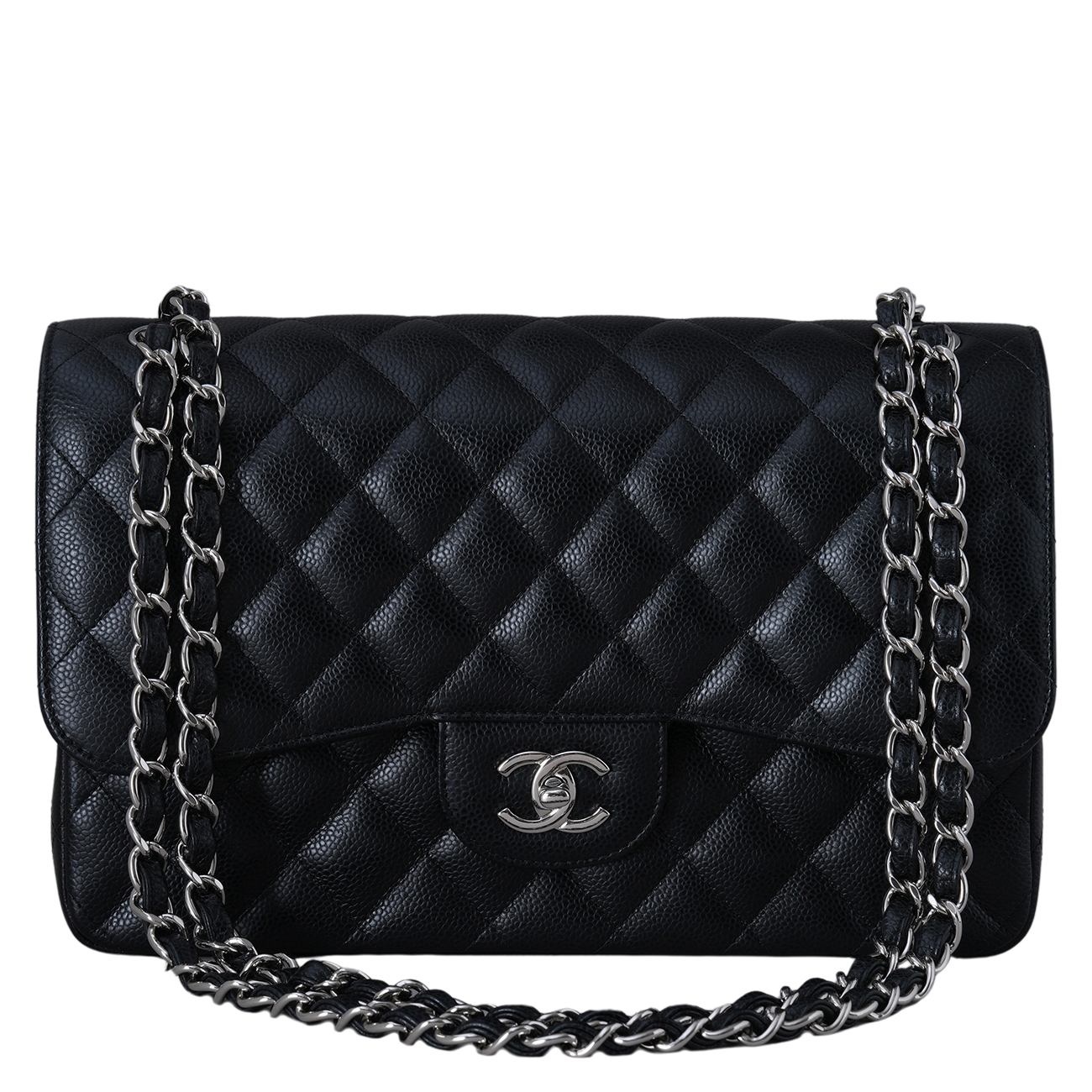 CHANEL(USED)샤넬 캐비어 클래식 라지 플랩백