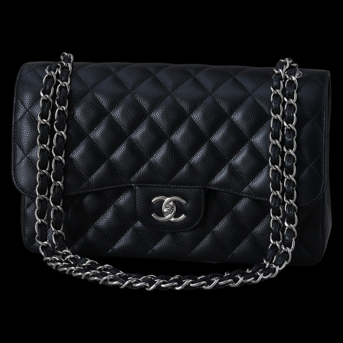 CHANEL(USED)샤넬 캐비어 클래식 라지 플랩백