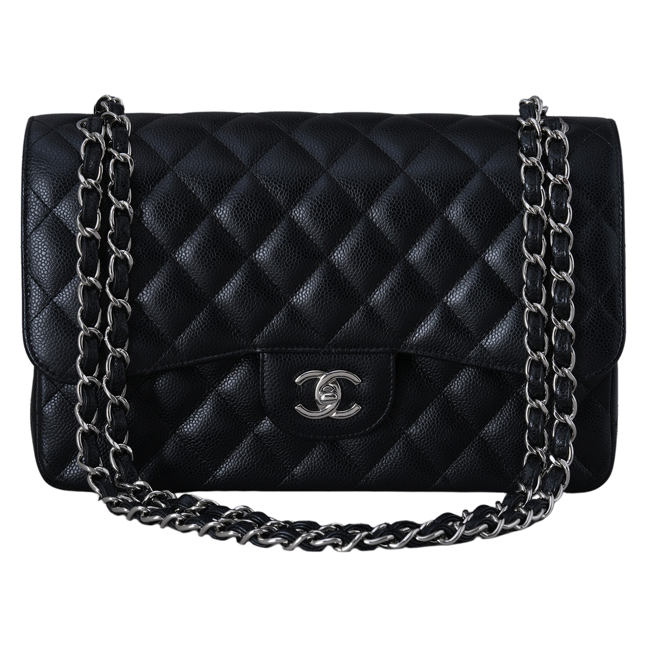 CHANEL(USED)샤넬 캐비어 클래식 라지 플랩백