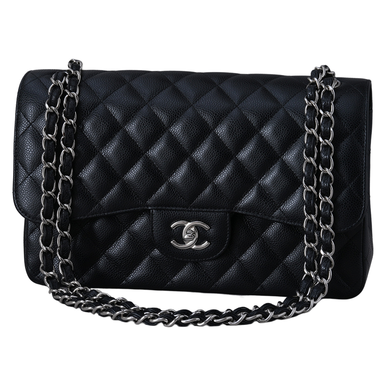 CHANEL(USED)샤넬 캐비어 클래식 라지 플랩백