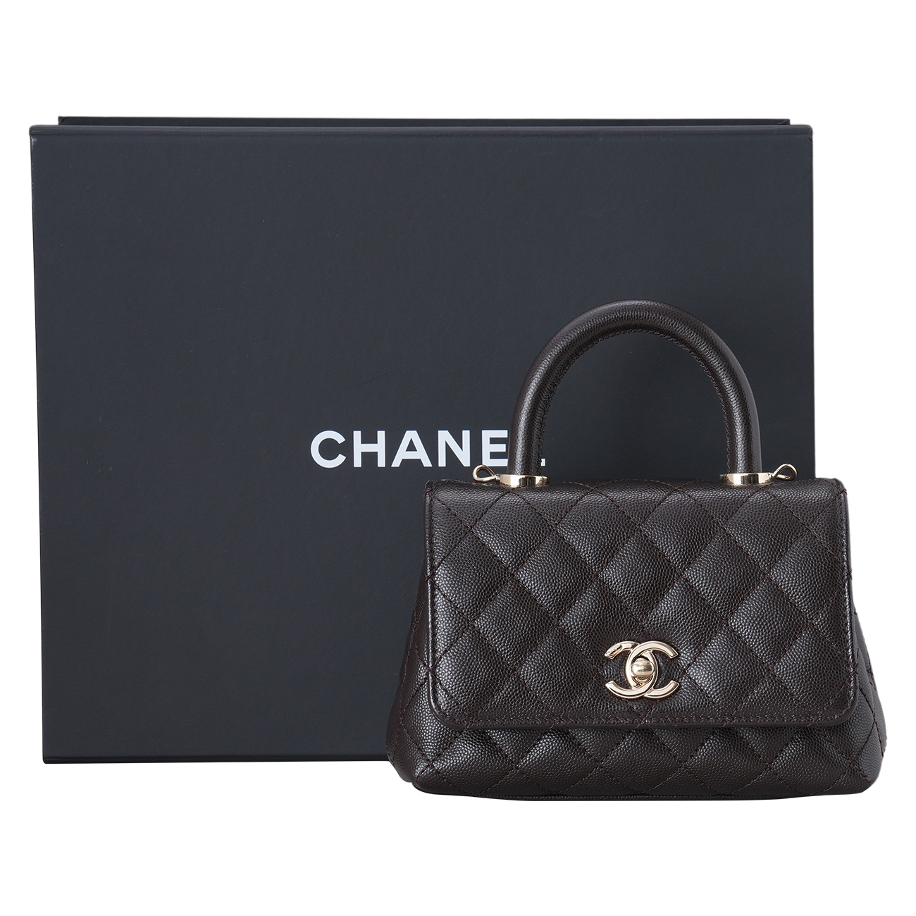CHANEL(USED)샤넬 캐비어 코코핸들 미니