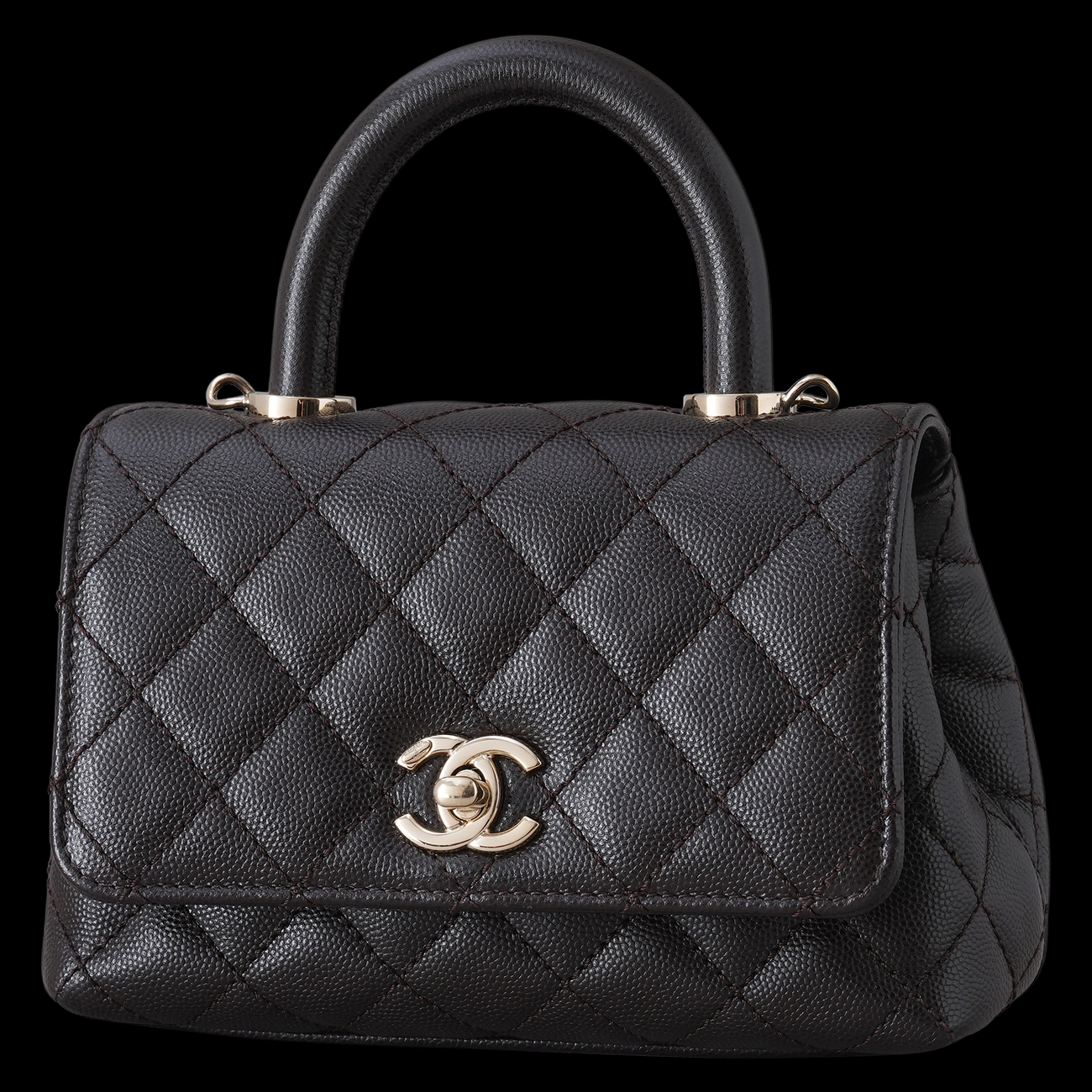 CHANEL(USED)샤넬 캐비어 코코핸들 미니