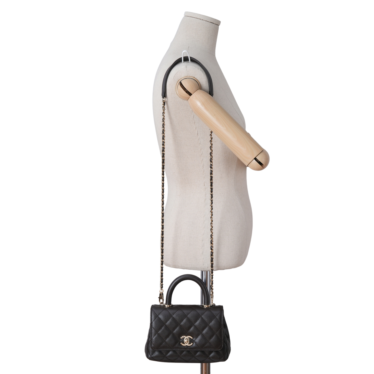 CHANEL(USED)샤넬 캐비어 코코핸들 미니
