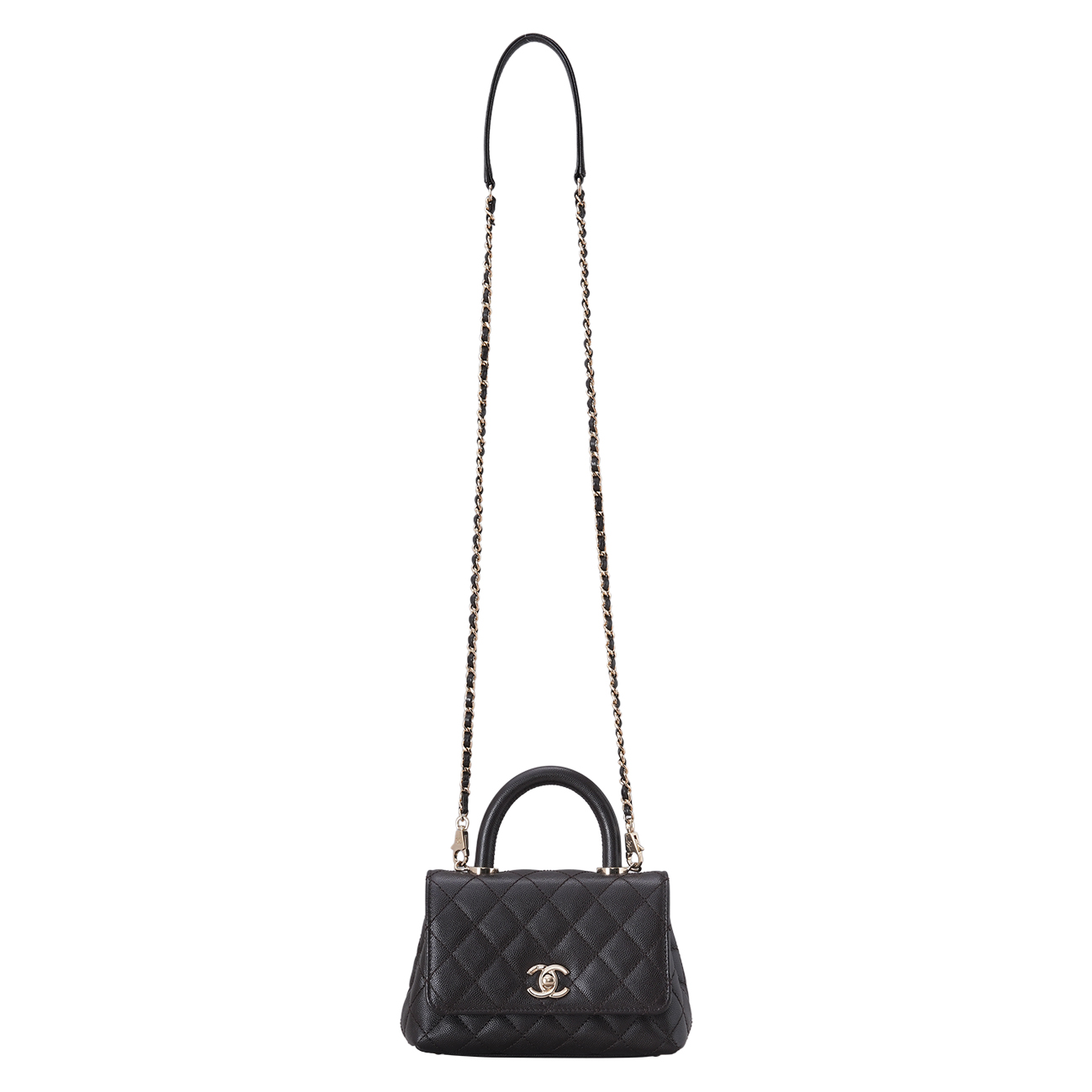 CHANEL(USED)샤넬 캐비어 코코핸들 미니