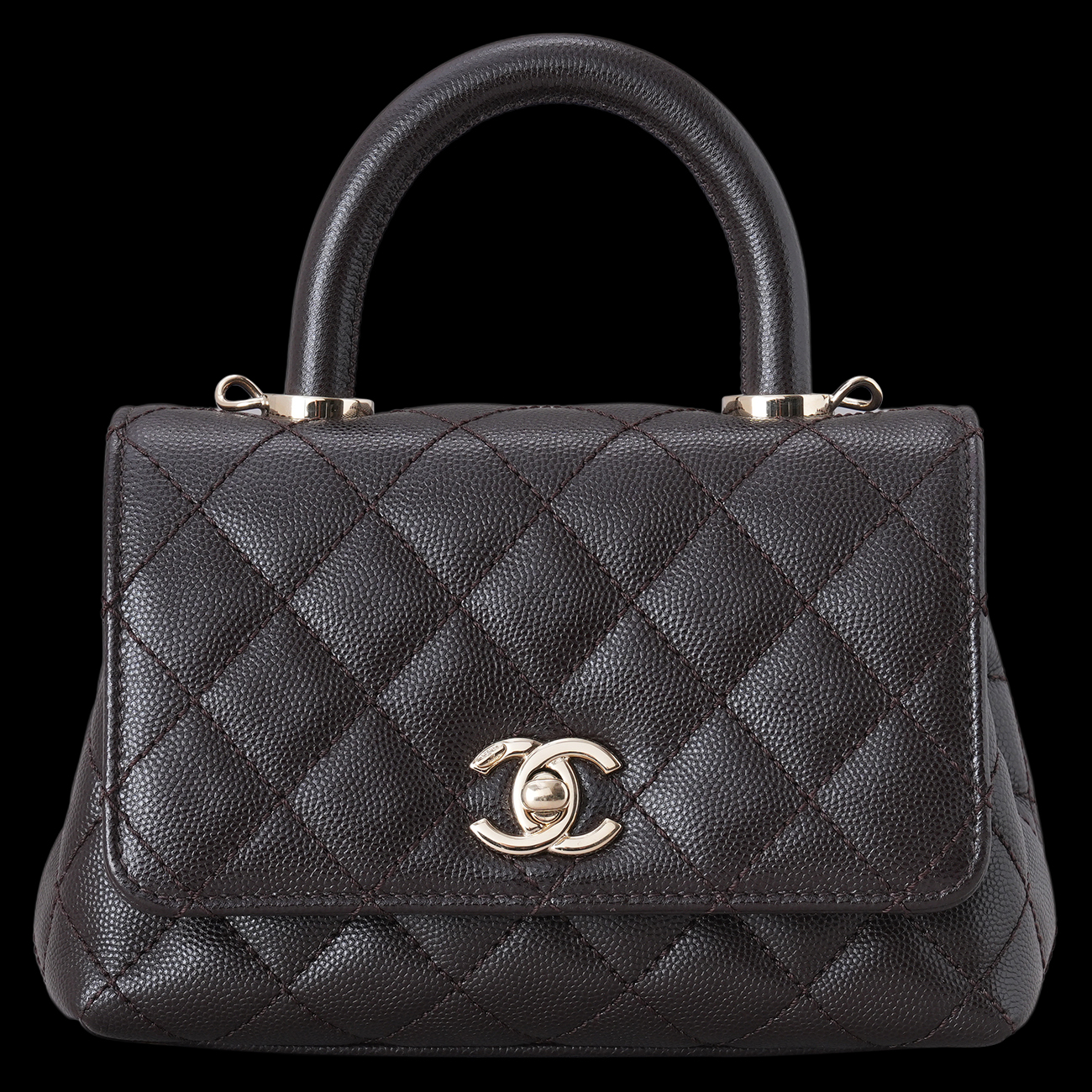 CHANEL(USED)샤넬 캐비어 코코핸들 미니