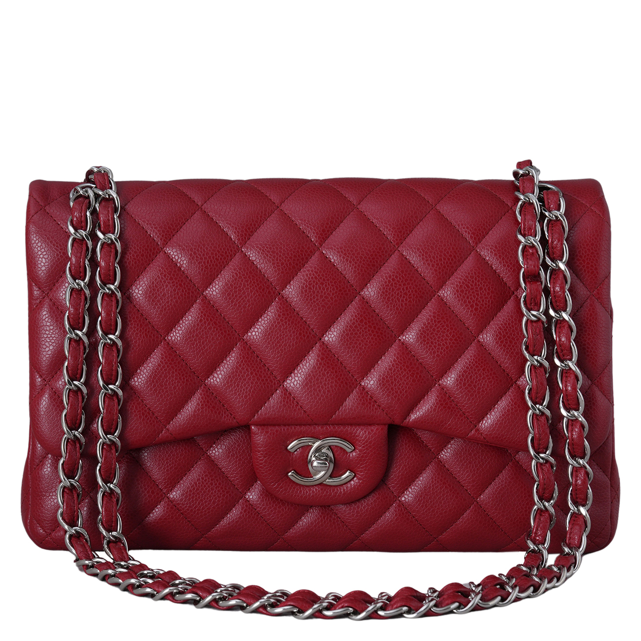CHANEL(USED)샤넬 캐비어 클래식 라지 플랩백