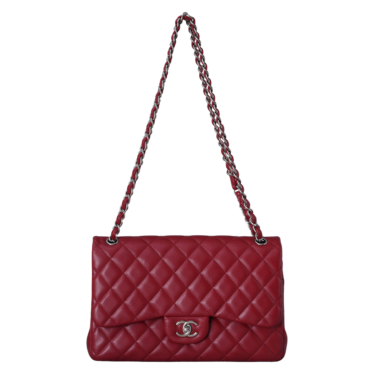CHANEL(USED)샤넬 캐비어 클래식 라지 플랩백