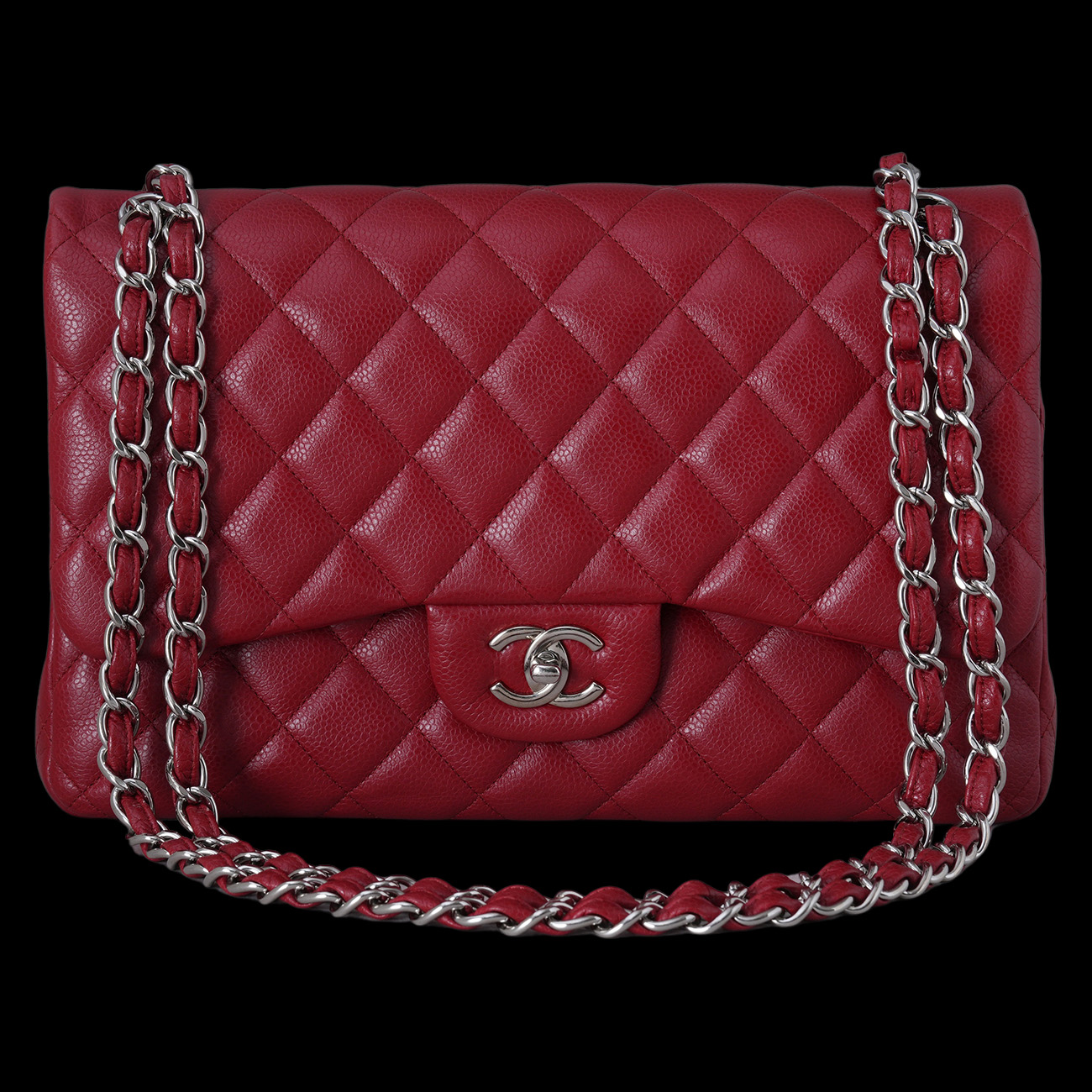 CHANEL(USED)샤넬 캐비어 클래식 라지 플랩백