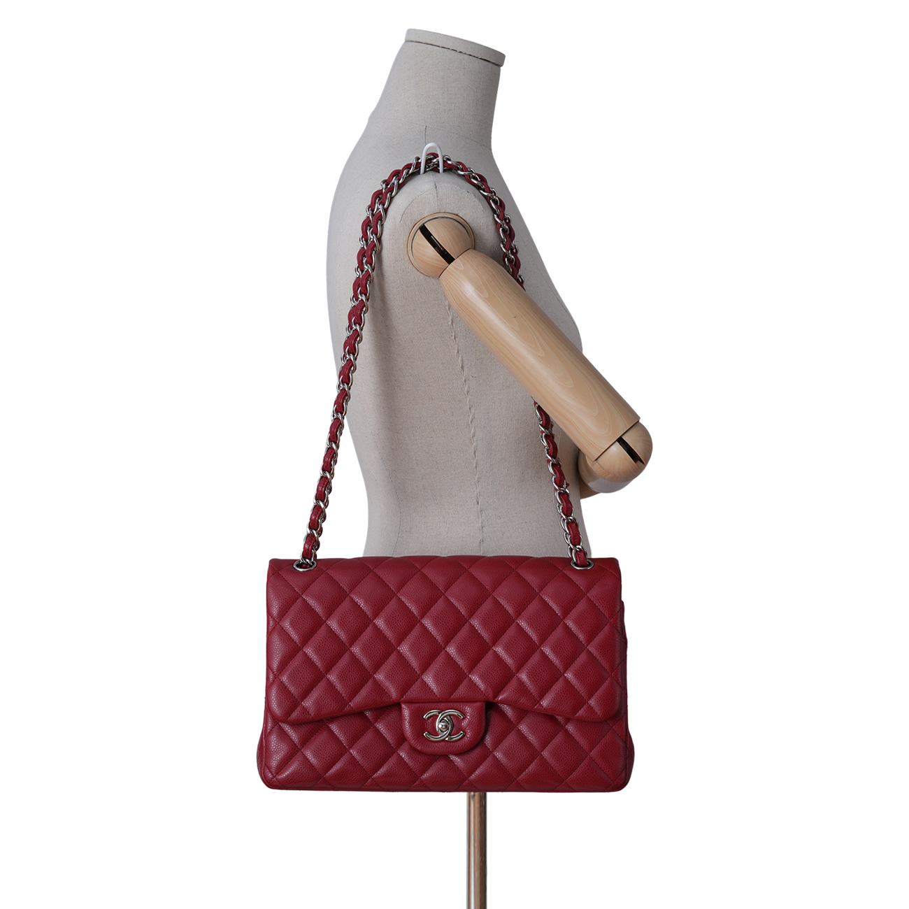 CHANEL(USED)샤넬 캐비어 클래식 라지 플랩백