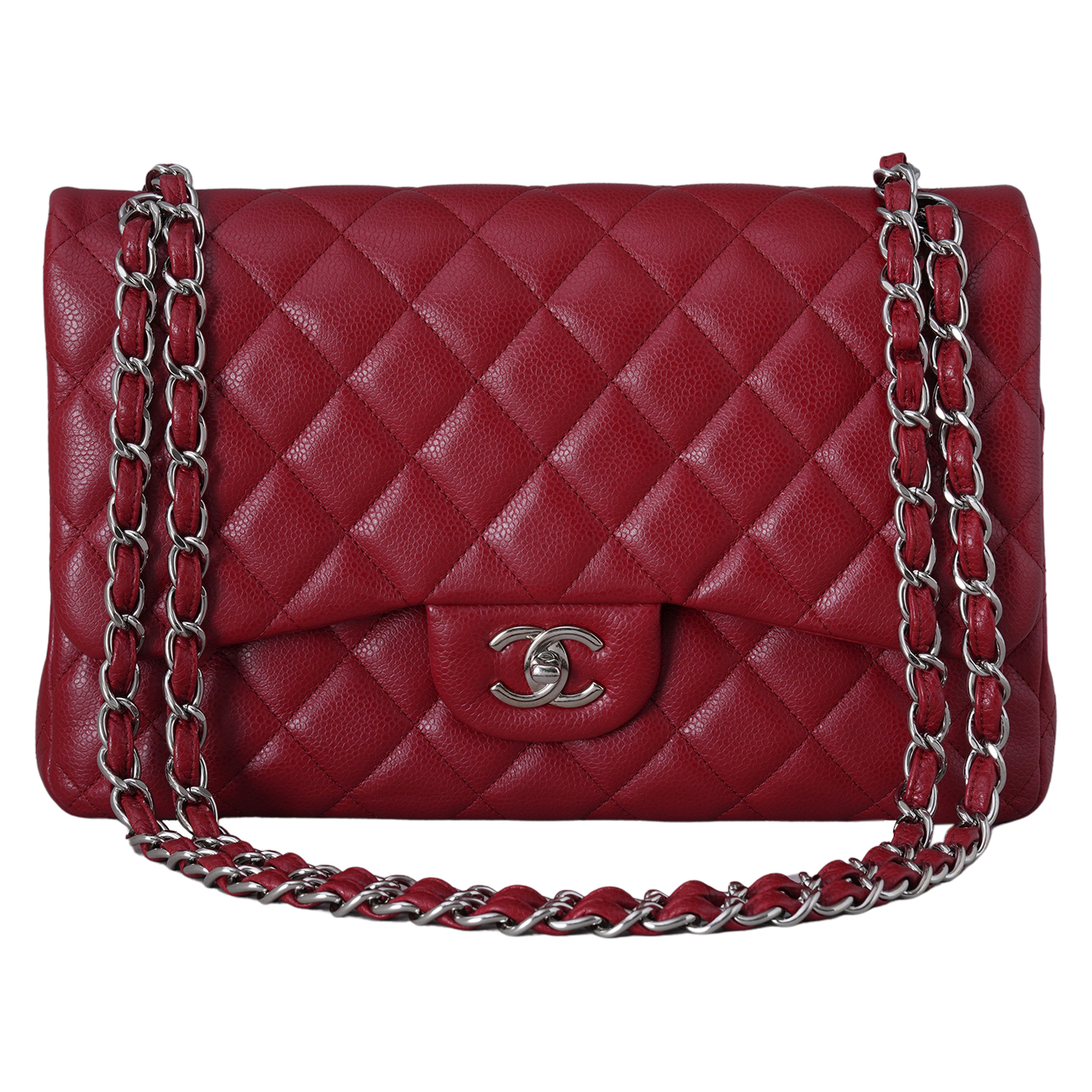 CHANEL(USED)샤넬 캐비어 클래식 라지 플랩백