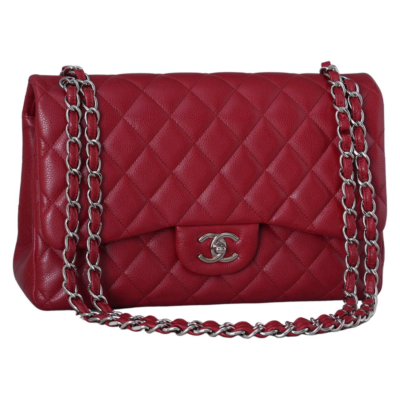 CHANEL(USED)샤넬 캐비어 클래식 라지 플랩백