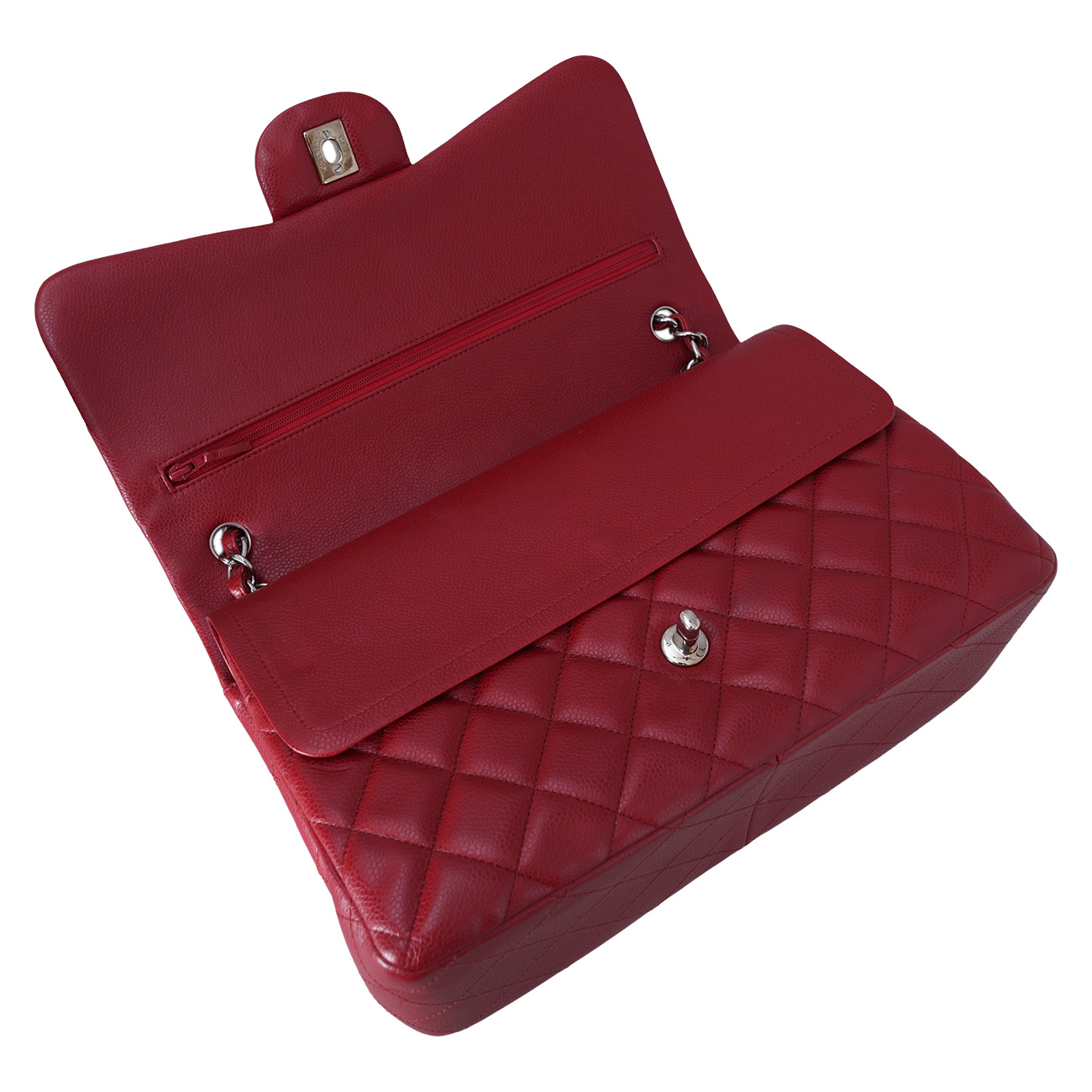 CHANEL(USED)샤넬 캐비어 클래식 라지 플랩백