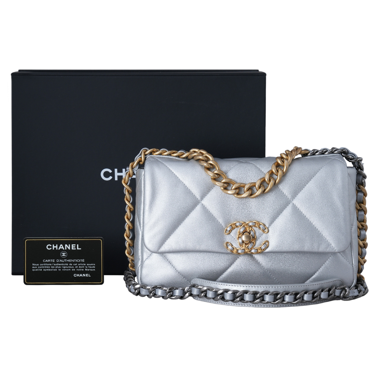 CHANEL(USED)샤넬 19백 미듐