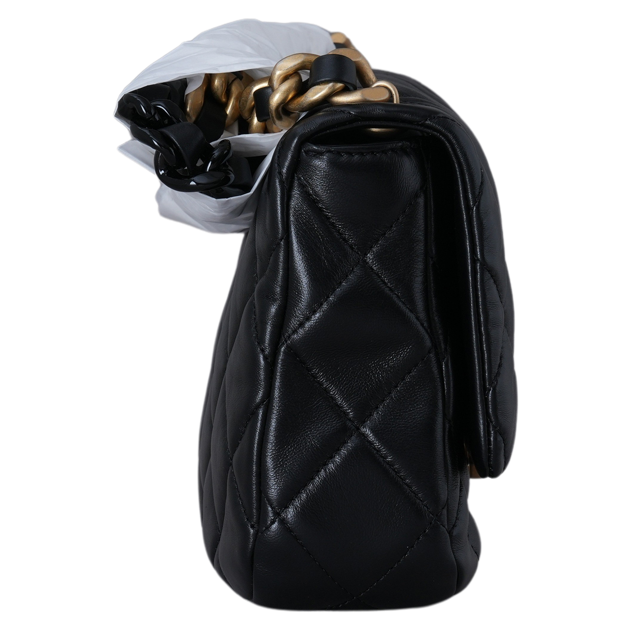 CHANEL(USED)샤넬 AS3206 시즌 램스킨 퀼팅 스몰 플랩백