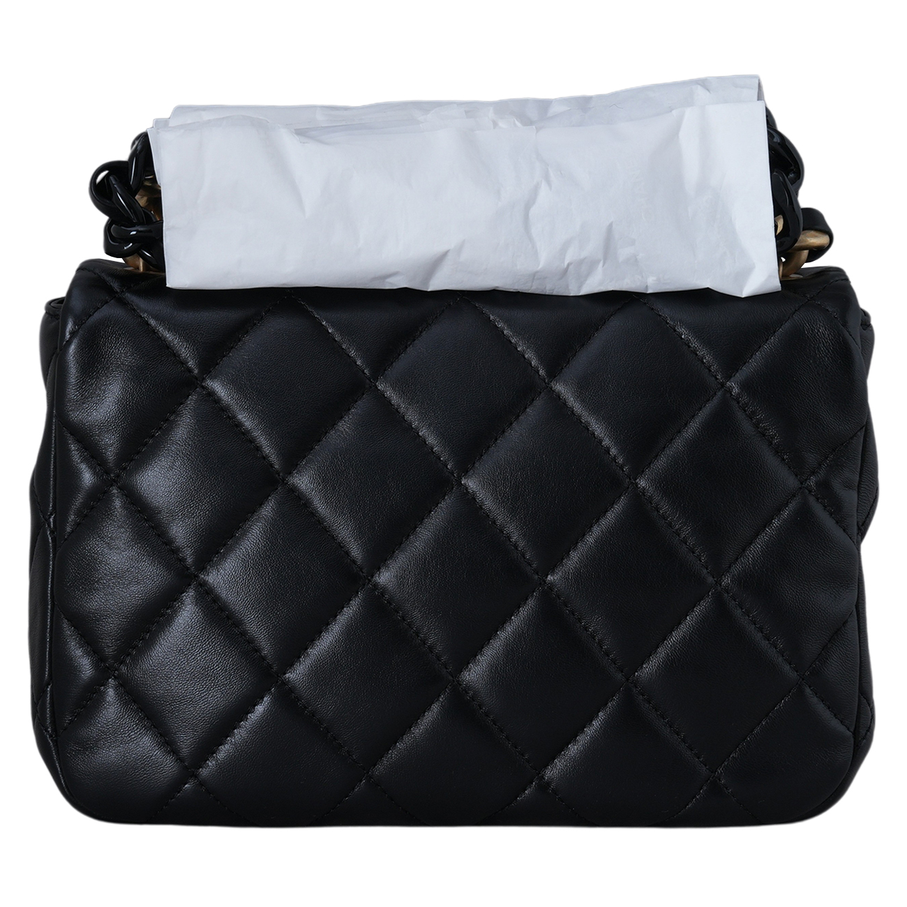 CHANEL(USED)샤넬 AS3206 시즌 램스킨 퀼팅 스몰 플랩백