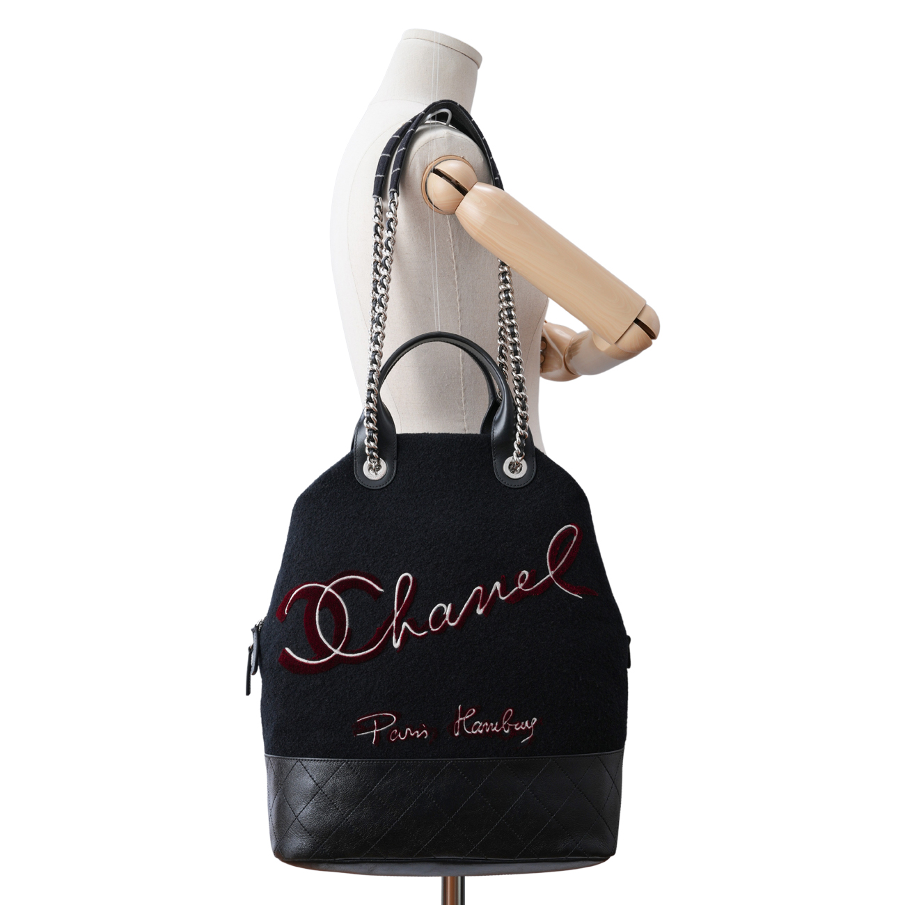 CHANEL(USED)샤넬 시즌 함부르크 도빌 토트백