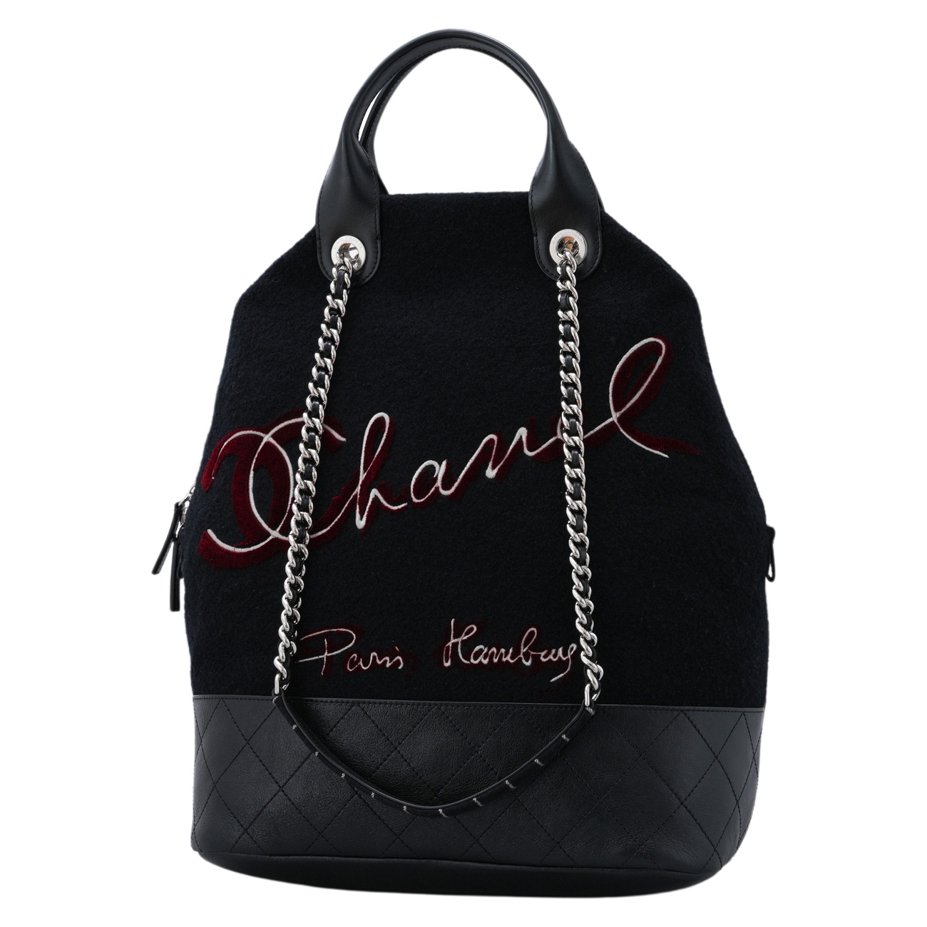 CHANEL(USED)샤넬 시즌 함부르크 도빌 토트백