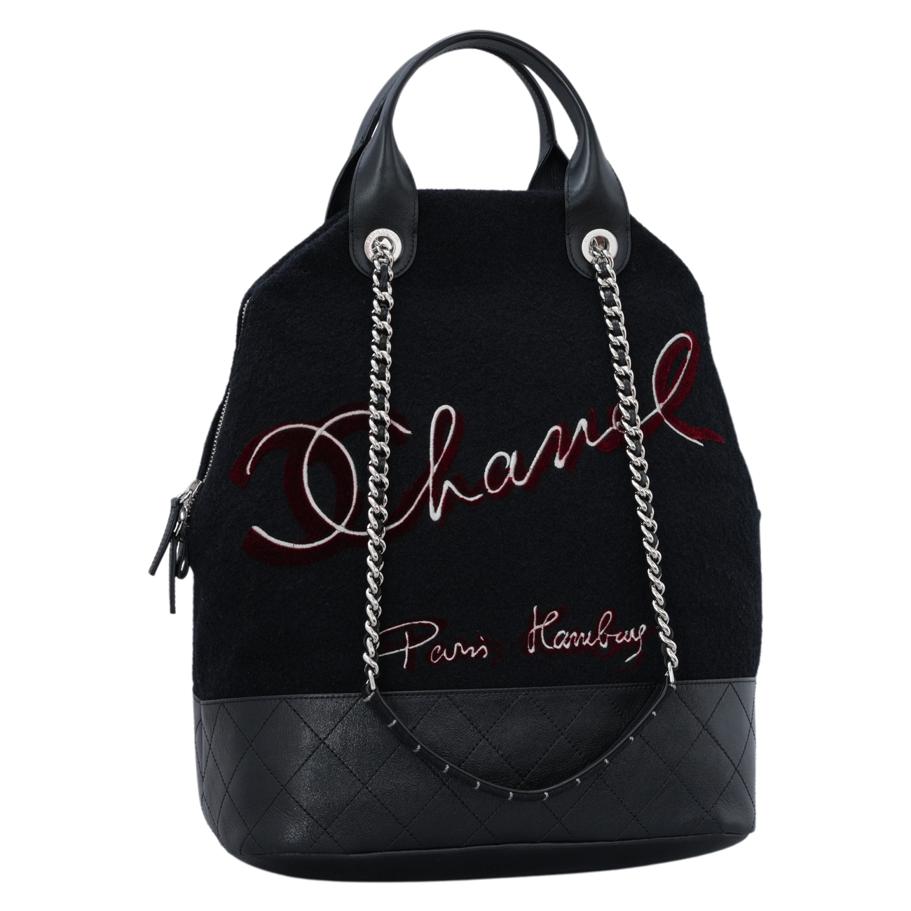 CHANEL(USED)샤넬 시즌 함부르크 도빌 토트백