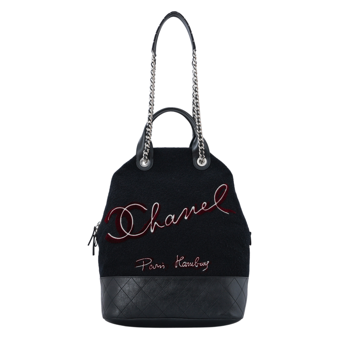 CHANEL(USED)샤넬 시즌 함부르크 도빌 토트백