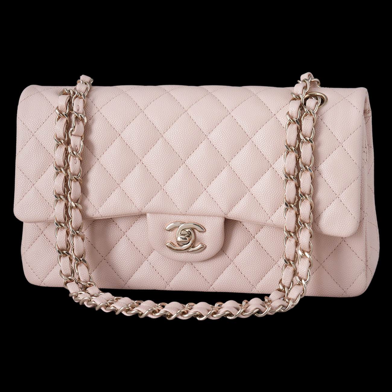 CHANEL(USED)샤넬 캐비어 클래식 미듐 플랩백