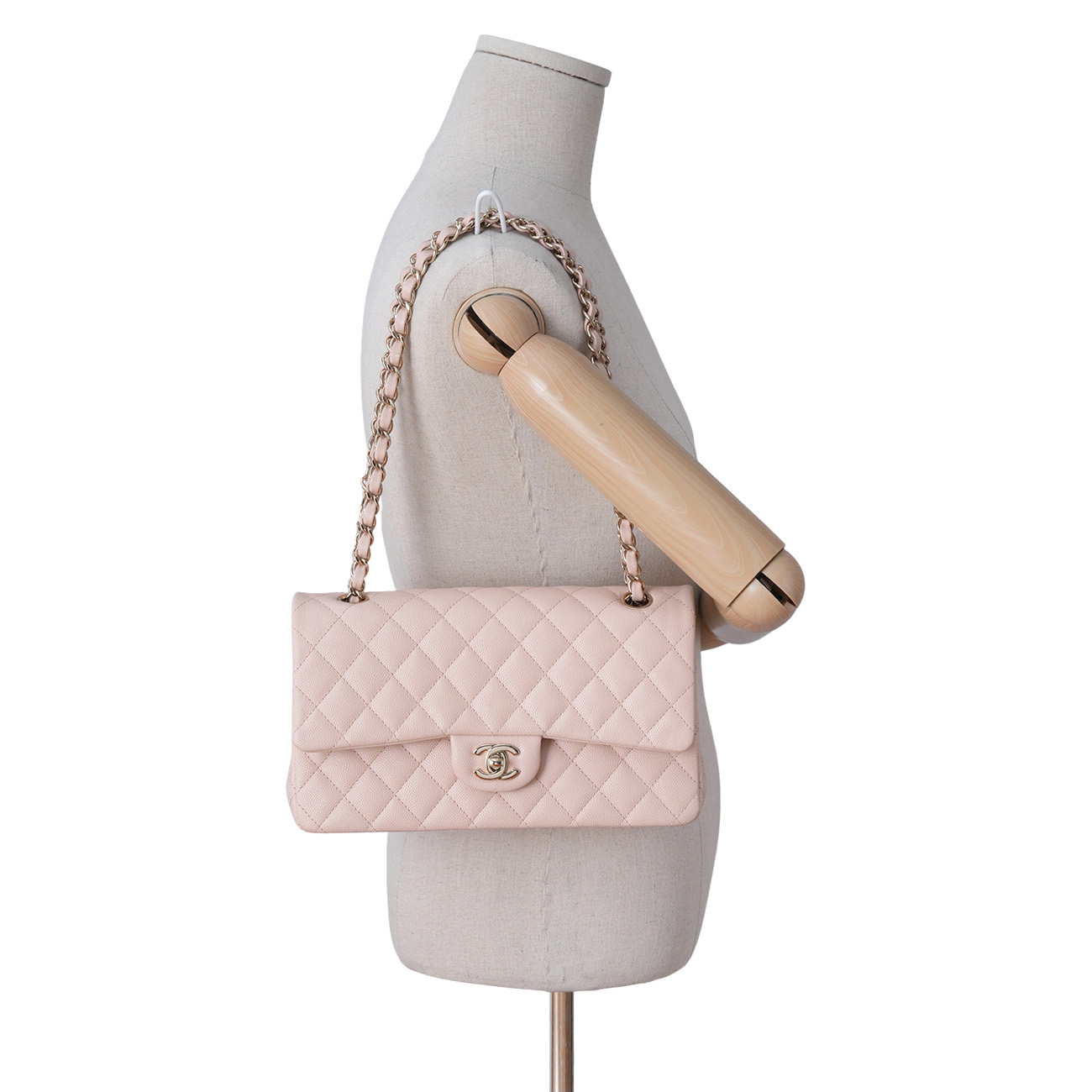 CHANEL(USED)샤넬 캐비어 클래식 미듐 플랩백
