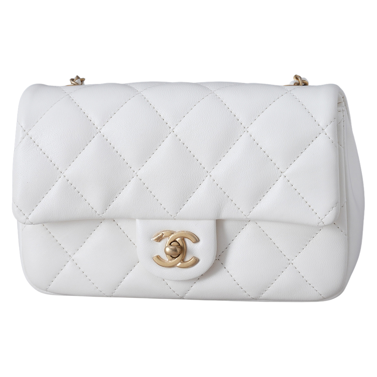 CHANEL(USED)샤넬 AS3457 하트 참 클래식 뉴미니 체인 플랩백
