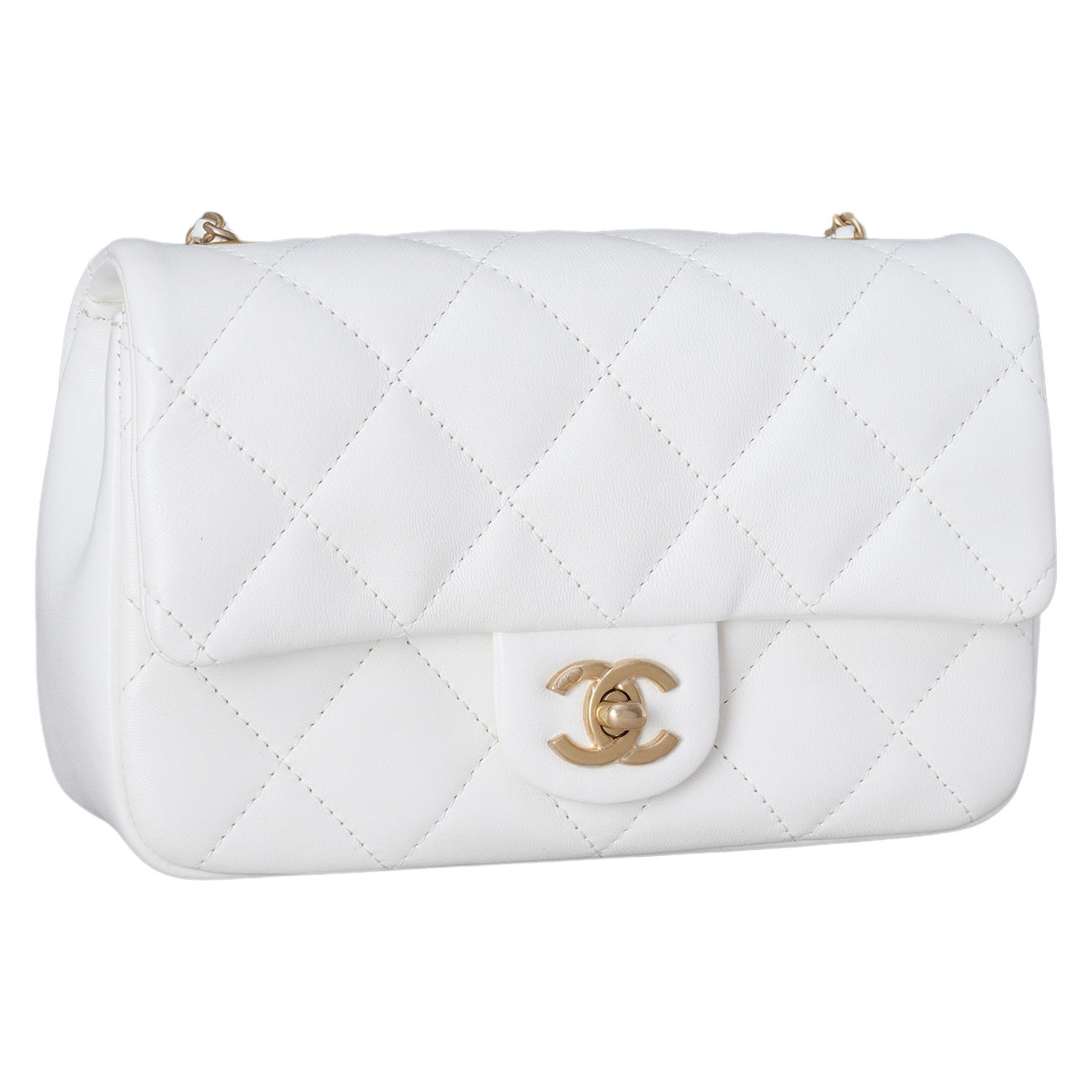 CHANEL(USED)샤넬 AS3457 하트 참 클래식 뉴미니 체인 플랩백