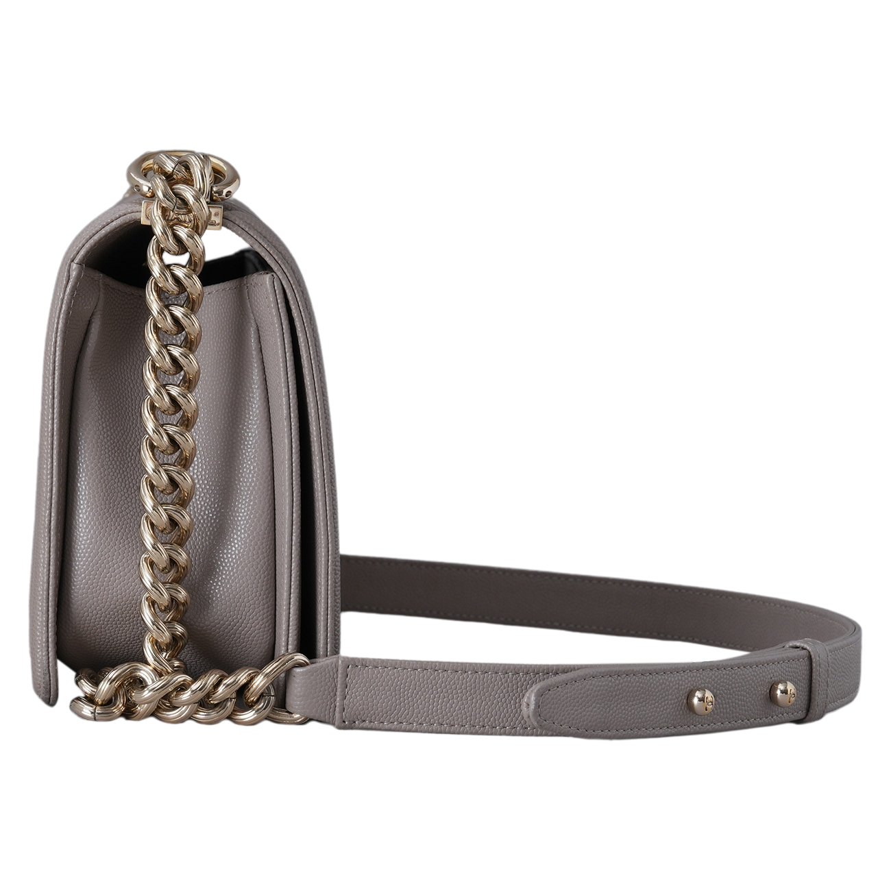 CHANEL(USED)샤넬 캐비어 보이샤넬 미듐 플랩백