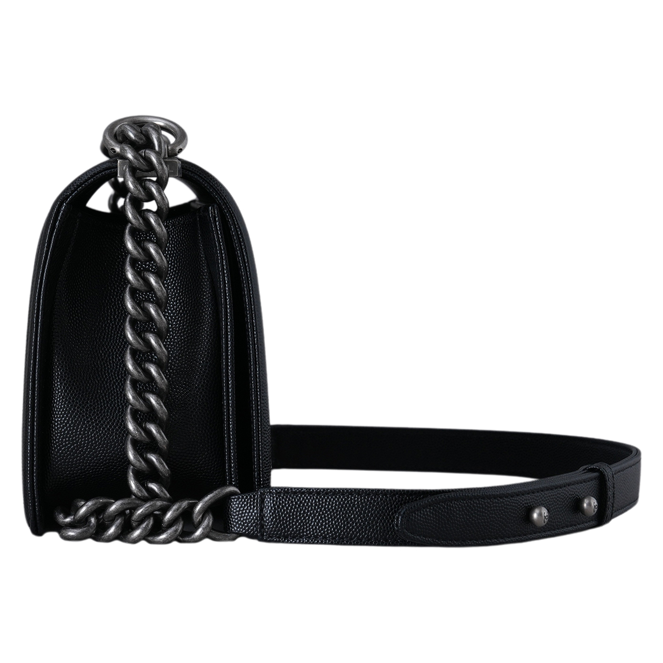 CHANEL(USED)샤넬 A67086 캐비어 보이샤넬 미듐 플랩백