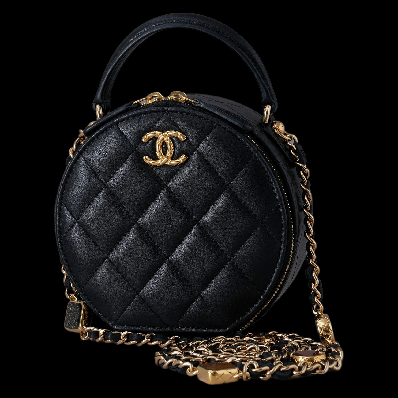 CHANEL(USED)샤넬 시즌 탬버린 크로스백