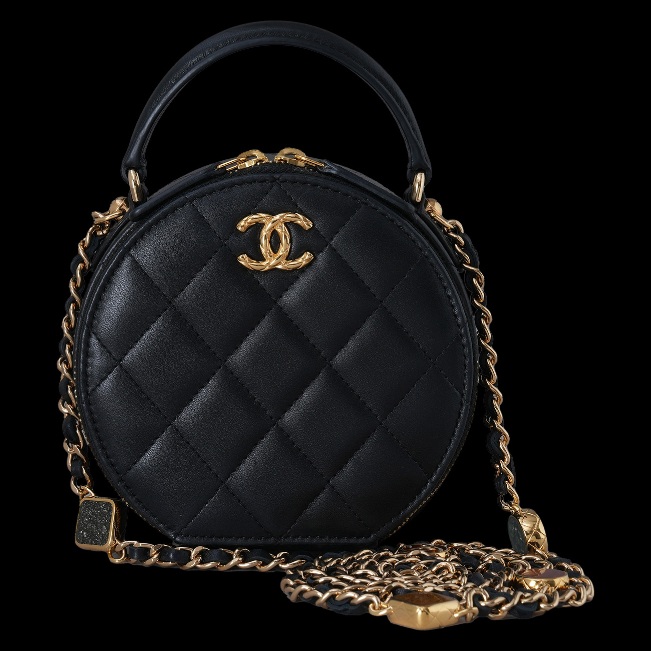 CHANEL(USED)샤넬 시즌 탬버린 크로스백