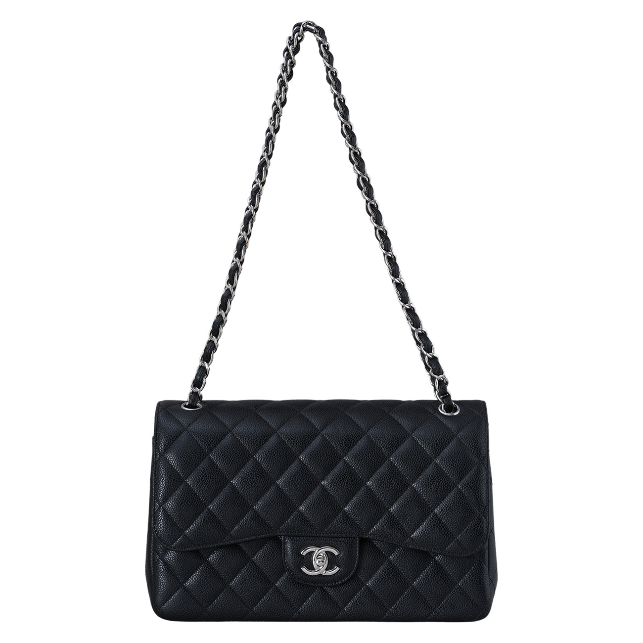 CHANEL(USED)샤넬 캐비어 클래식 미듐 플랩백