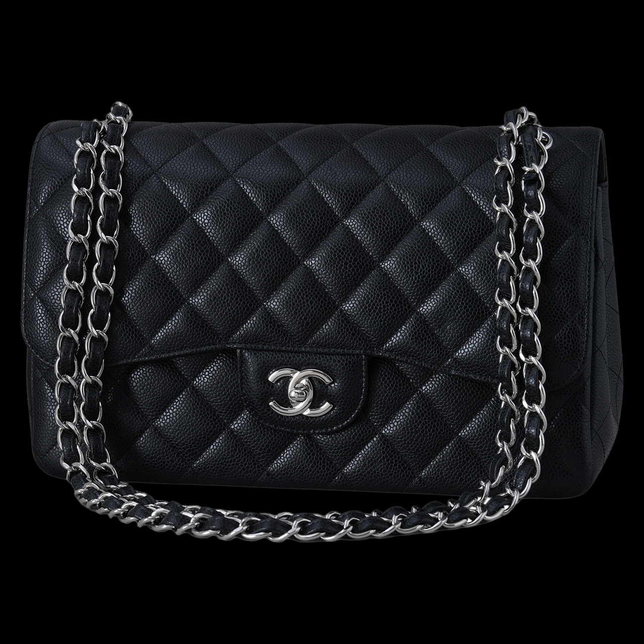 CHANEL(USED)샤넬 캐비어 클래식 미듐 플랩백