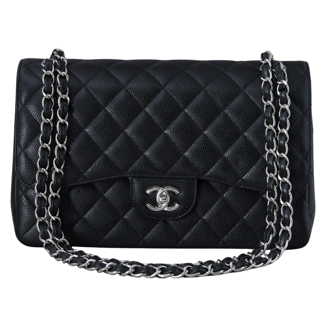 CHANEL(USED)샤넬 캐비어 클래식 미듐 플랩백