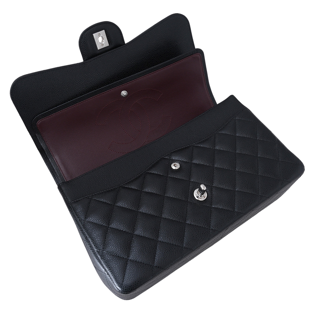 CHANEL(USED)샤넬 캐비어 클래식 미듐 플랩백
