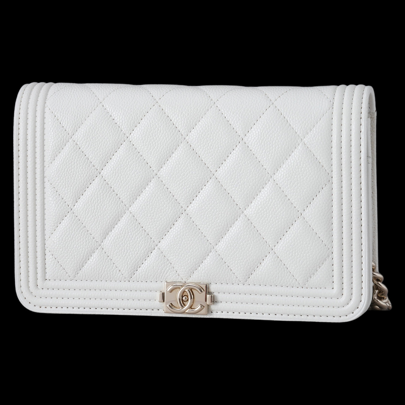 CHANEL(USED)샤넬 캐비어 보이샤넬 WOC