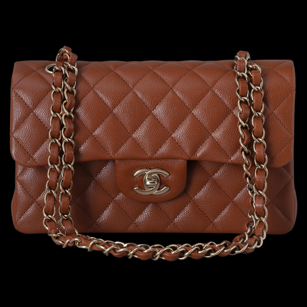 CHANEL(USED)샤넬 캐비어 클래식 스몰 플랩백