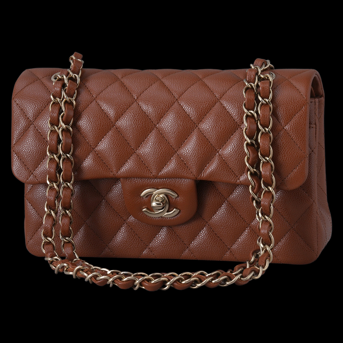 CHANEL(USED)샤넬 캐비어 클래식 스몰 플랩백