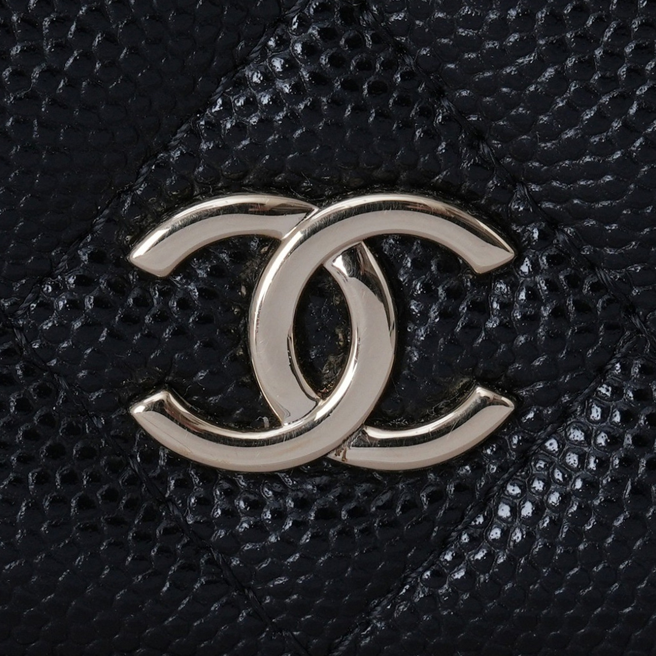 CHANEL(USED)샤넬 AP2400 캐비어 백 참 WOC