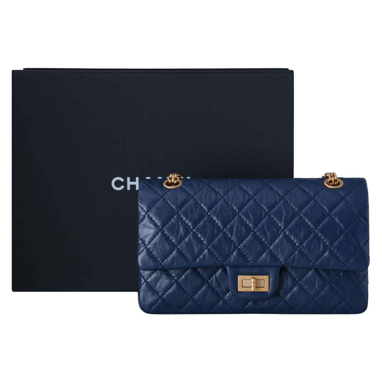 CHANEL(USED)샤넬 A37586 2.55 빈티지 미듐 플랩백