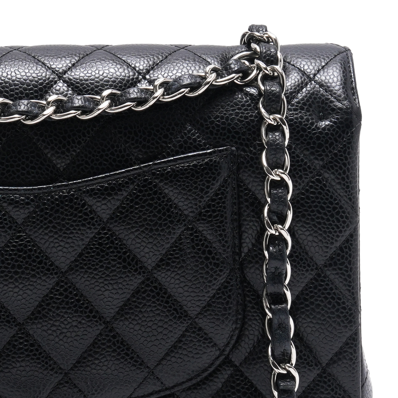 CHANEL(USED)샤넬 캐비어 클래식 미듐 플랩백